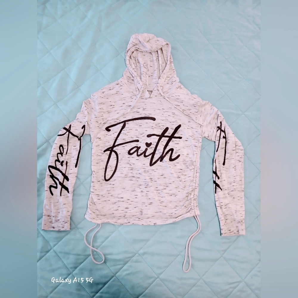 Pullover Hoodie adjustable cinched sides